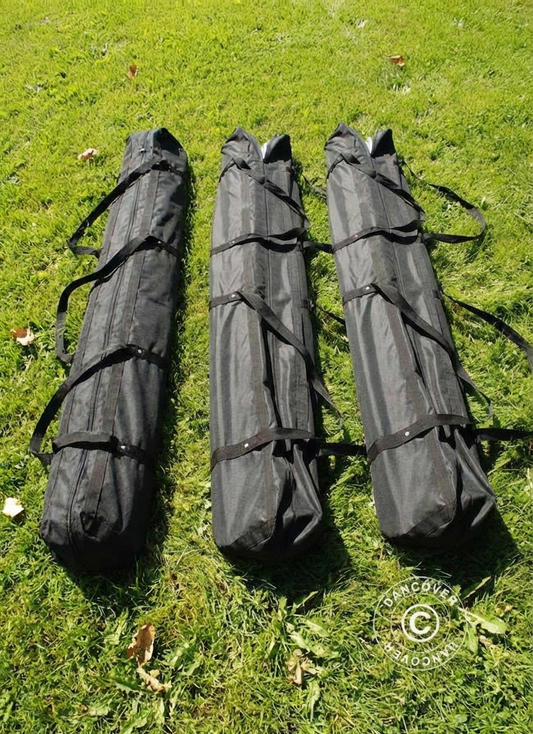 Black marquee carry bag made of polyester with PVC for outdoor use - product detail