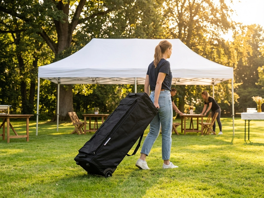 Wheeled carry bag for Flextents Xtreme 50 in black - product detail