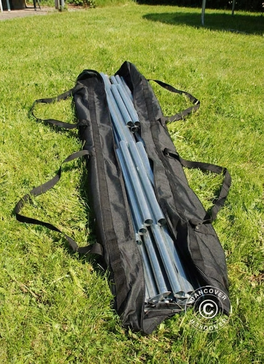Black frame carry bag with four handles for easy transport - product detail