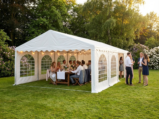 White PVC Marquee 6x10m for Outdoor Events - product detail