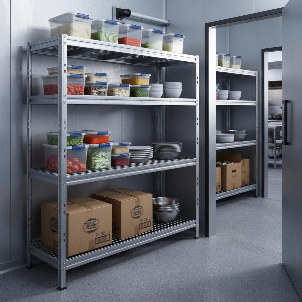 Garage Galvanised Wire Shelving - Corrosion Resistant - Warehouse/Industrial