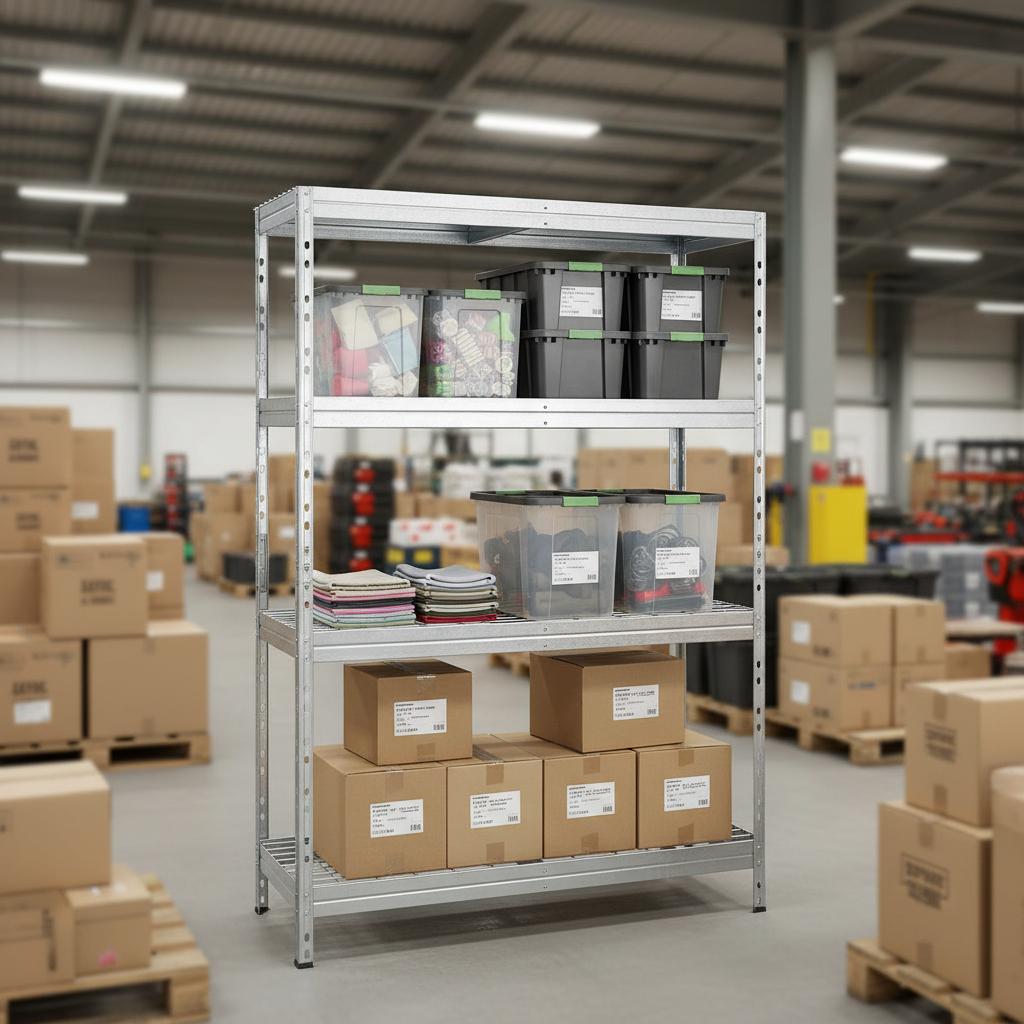 Garage Galvanised Wire Shelving - Corrosion Resistant - Warehouse/Industrial