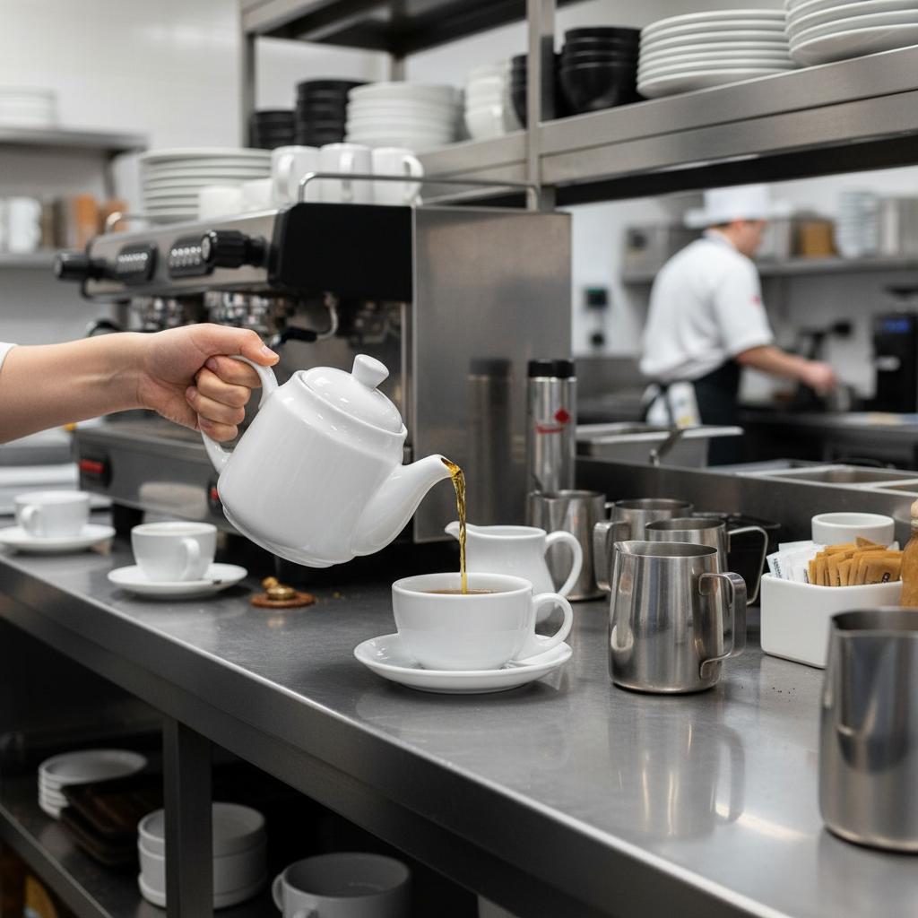 Cappuccino Cups - 220ml White Porcelain - Commercial