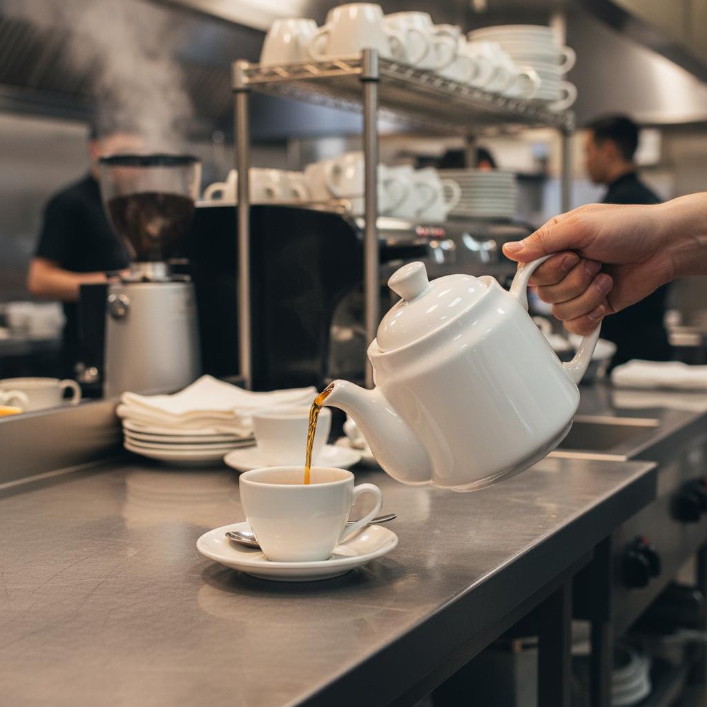 Beverage Pots - 430ml - Porcelain - Commercial Catering