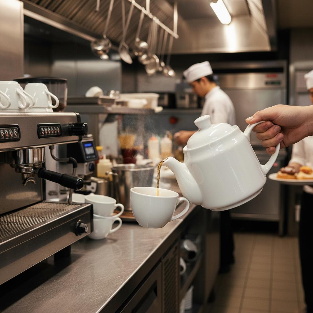 Beverage Pots - 430ml - Porcelain - Commercial Catering