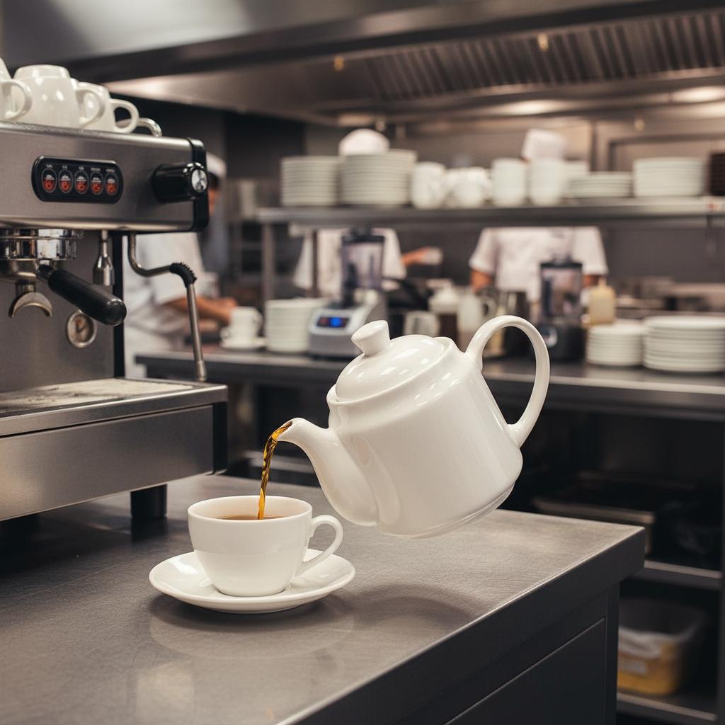 Beverage Pots - 430ml - Porcelain - Commercial Catering