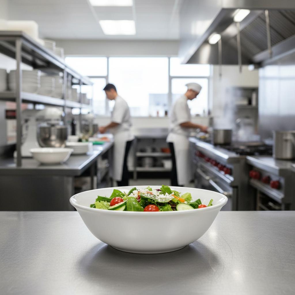 Cereal Bowls - 160mm White - Porcelain - Commercial