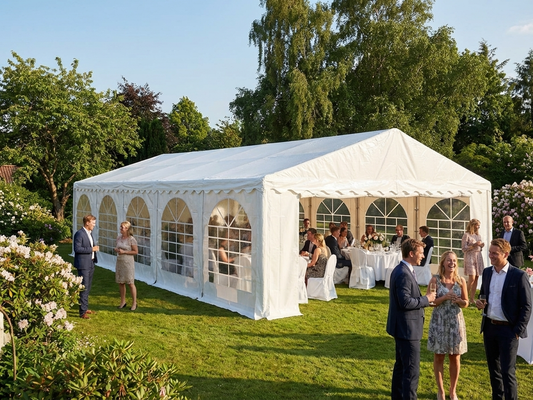 White PVC Marquee 6x10m for Outdoor Events