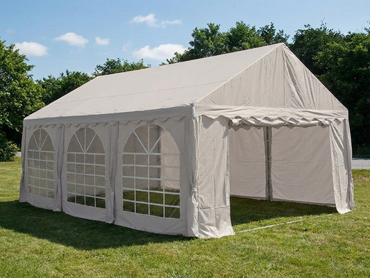 Sand coloured marquee 4x6 m for outdoor events