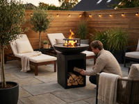 Fire Bowl - Ø60x73 cm Black - Carbon Steel - Outdoor Heating